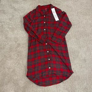 NWT GAP Kids Flannel Nightgown with pocket 10